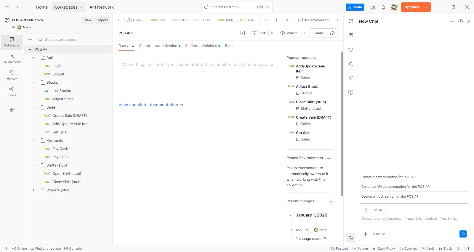 POS API (Laravel)
